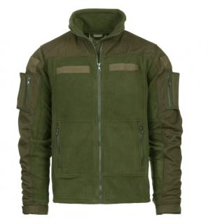 Green Combat Heavy Fleece Layer Jacket by Fostex